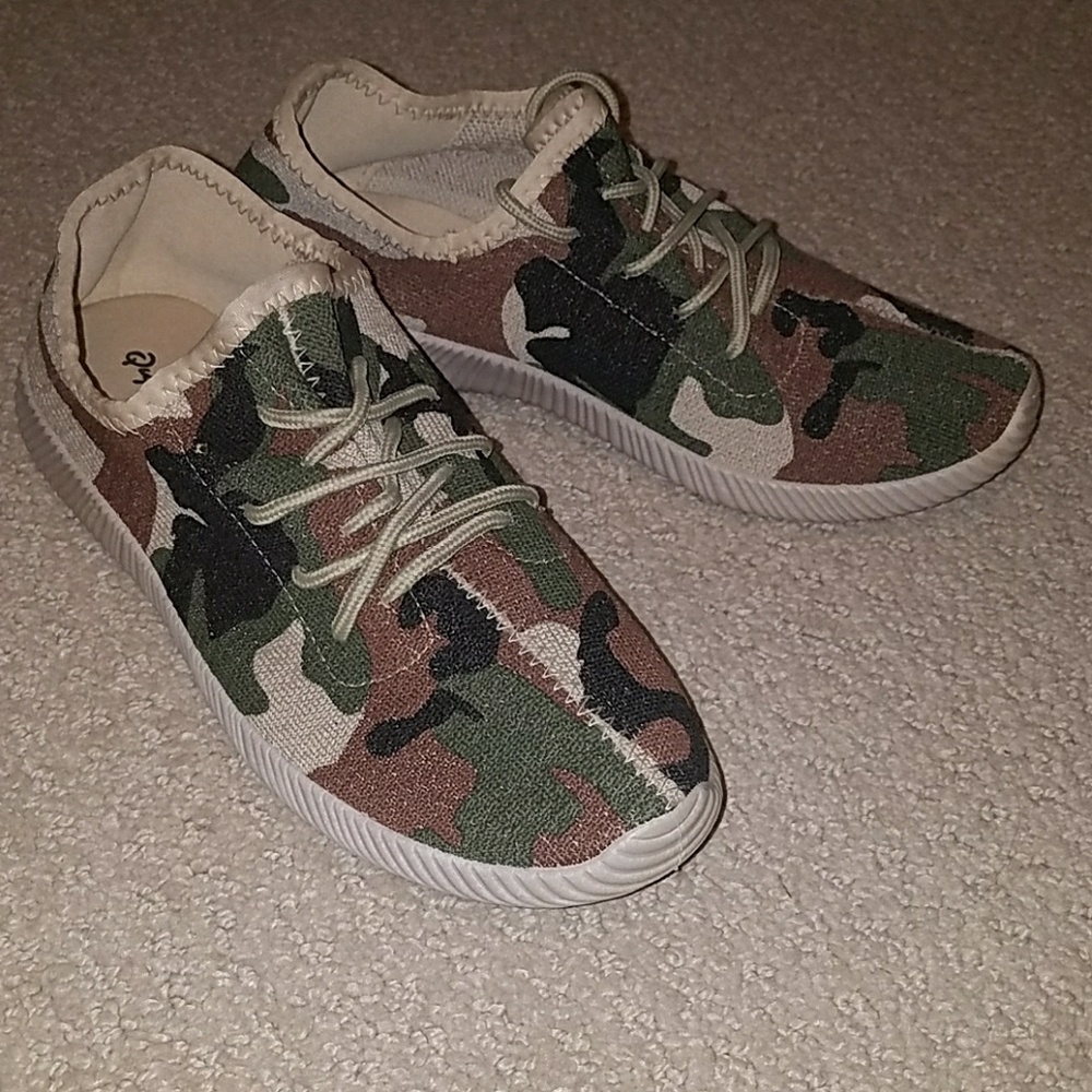 Camo sneakers