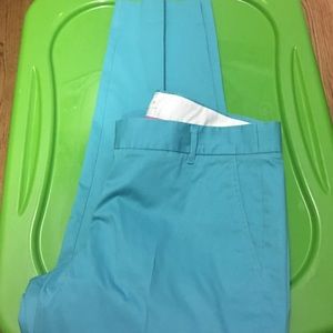 J Cree stretch Capris in Aqua size 8