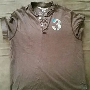 Mens AE button up tshirt