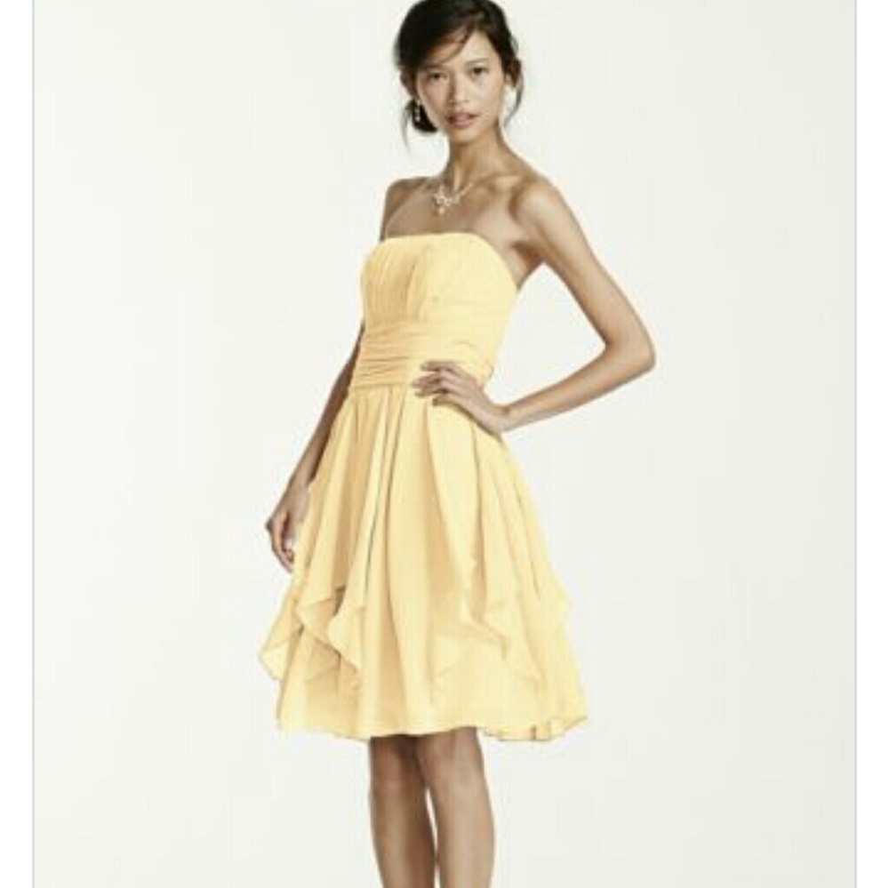 👚Flowy Layers DAVID'S BRIDAL Bridesmaids dress