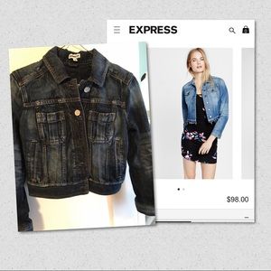 EXPRESS DENIM JACKET SIZE XS