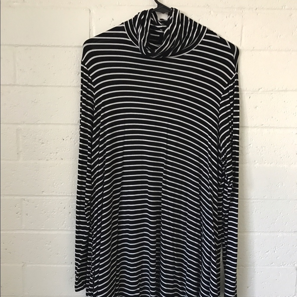 Long sleeve turtle neck dress