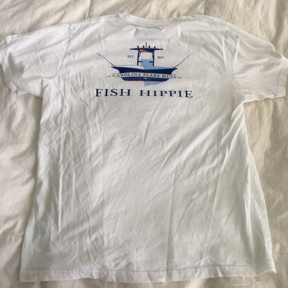 Fish hippie tshirt
