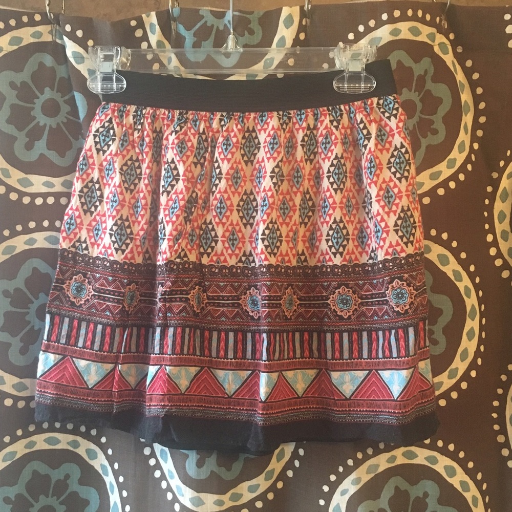 Tribal Print Skirt