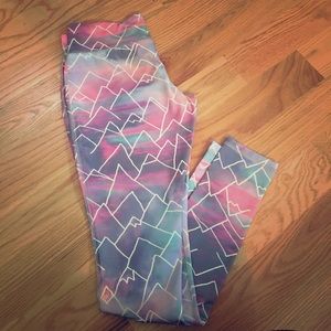 Sunset TyeDye Long Workout Leggings