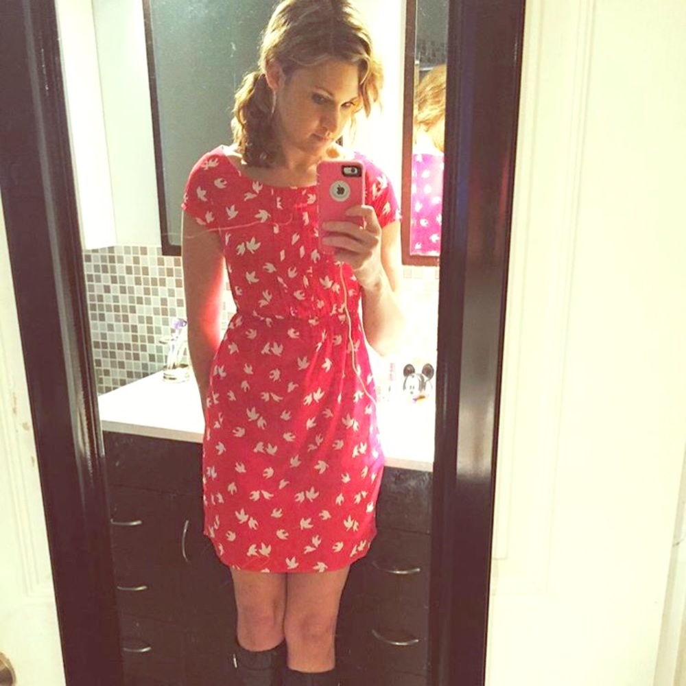 Old navy xs red dress