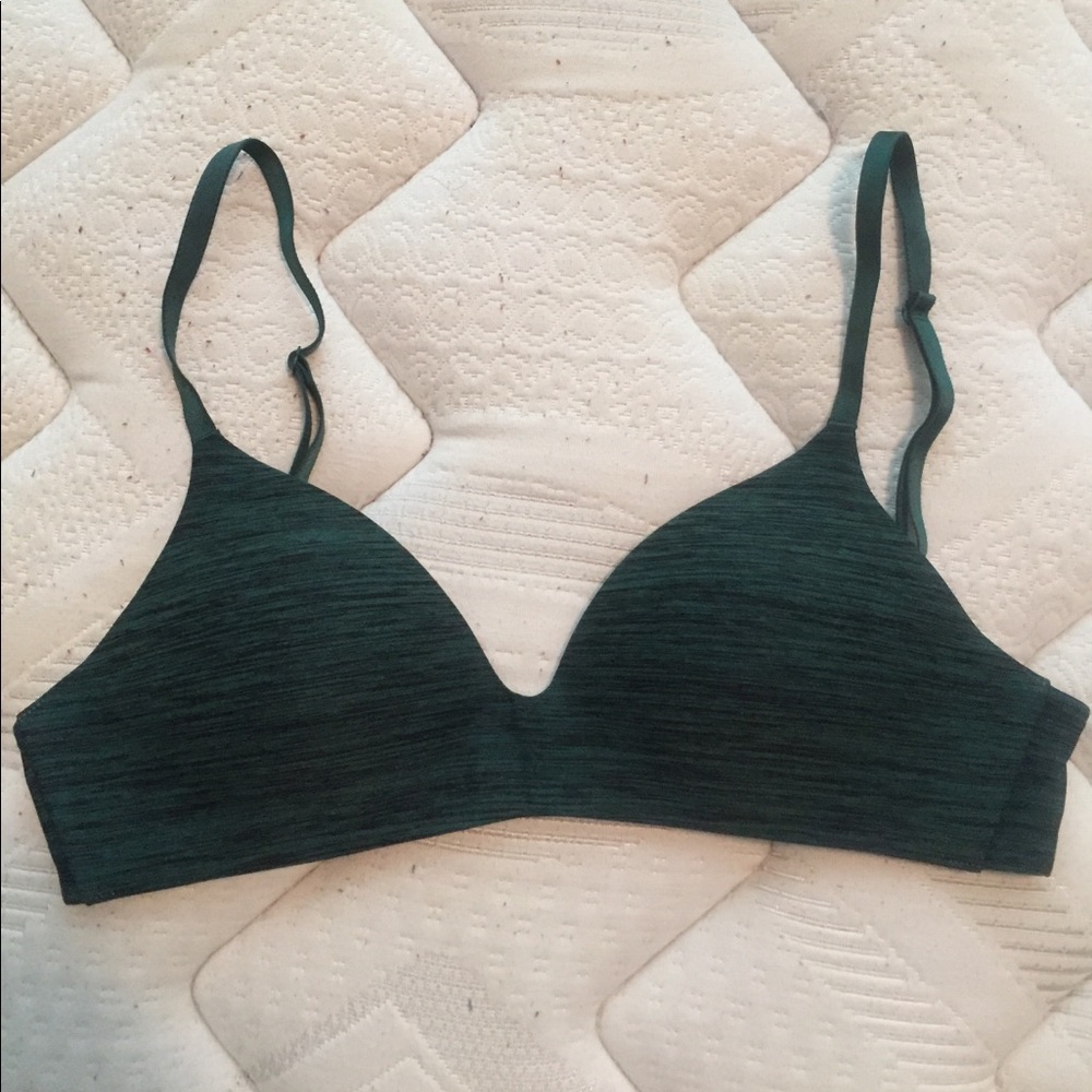 Victoria's Secret green wireless bra