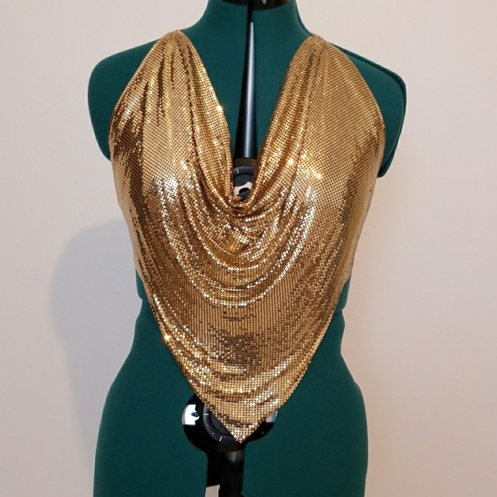 Vintage Whiting and Davis Halter Top