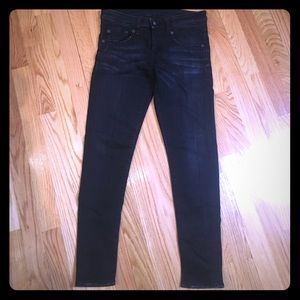 R13 Dark Blue Boy Skinny Jeans