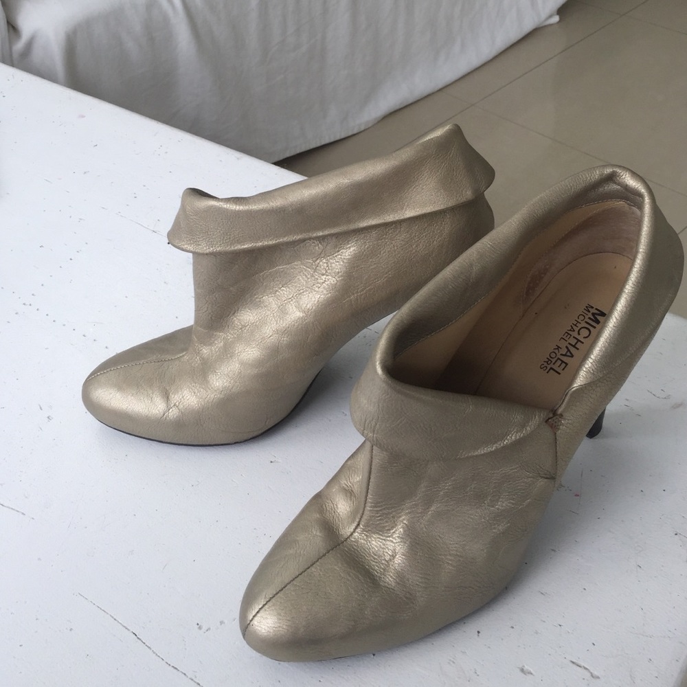 Gold Michael kors vintage gold boots