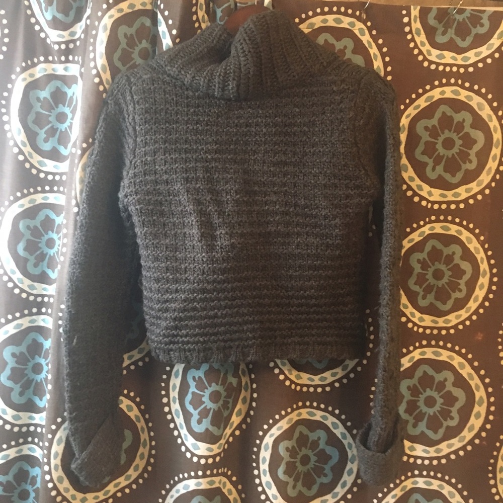 Brown Loft Button Up Sweater Jacket - image 2