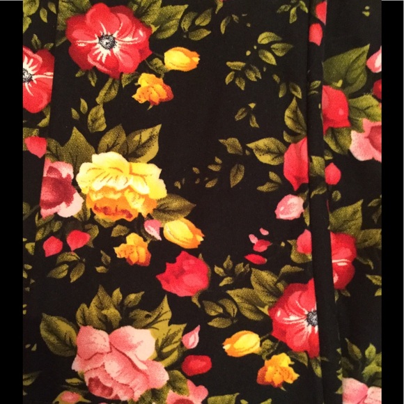 REDUCED! Multicolor Soft Brushed Leggings OS(2-12) - Picture 5 of 7