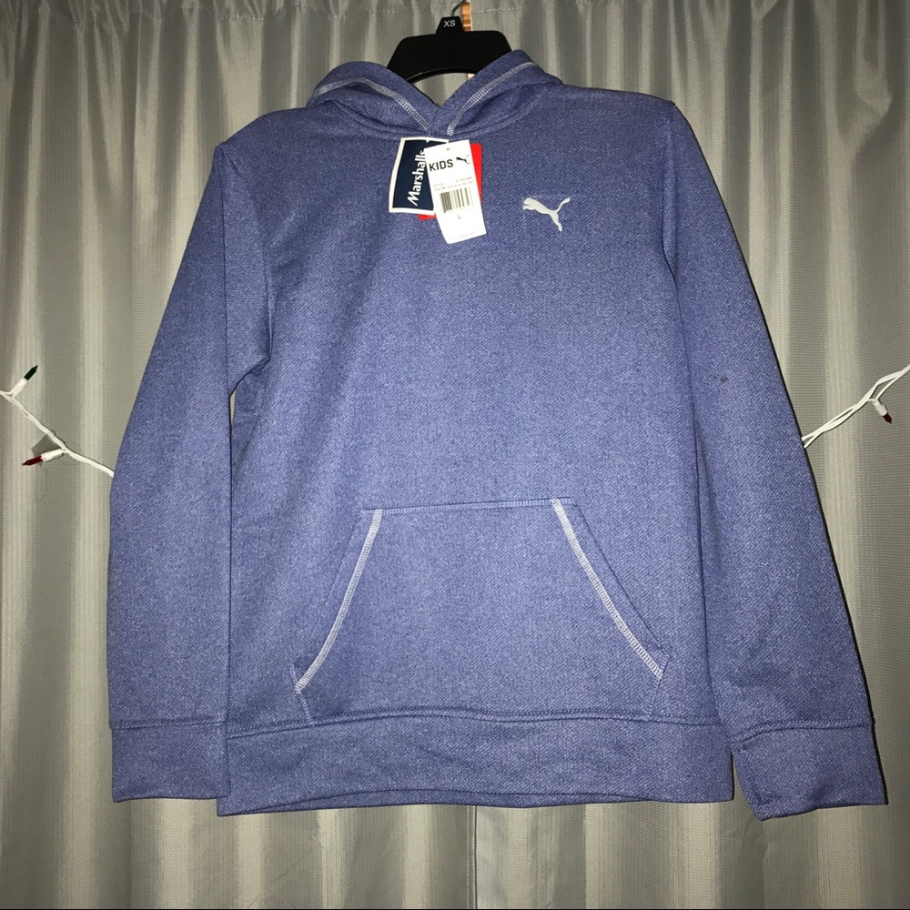 Shark blue puma sweatshirt