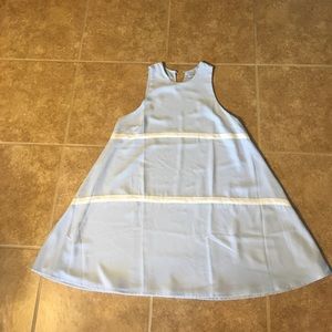 Light Blue striped dress