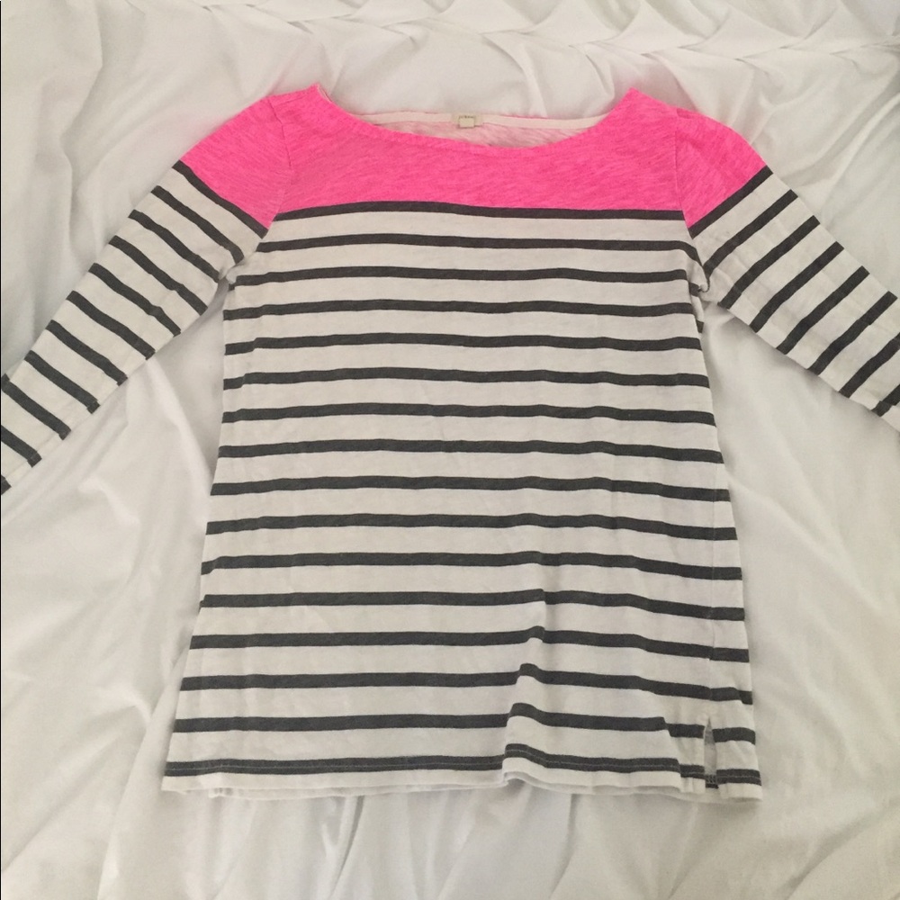 JCREW 3 qtr sleeve shirt