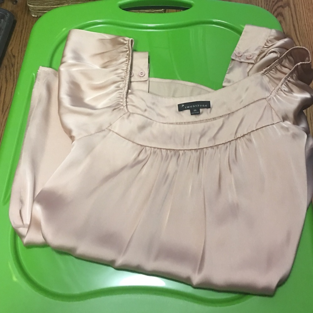 Champagne colored blouse