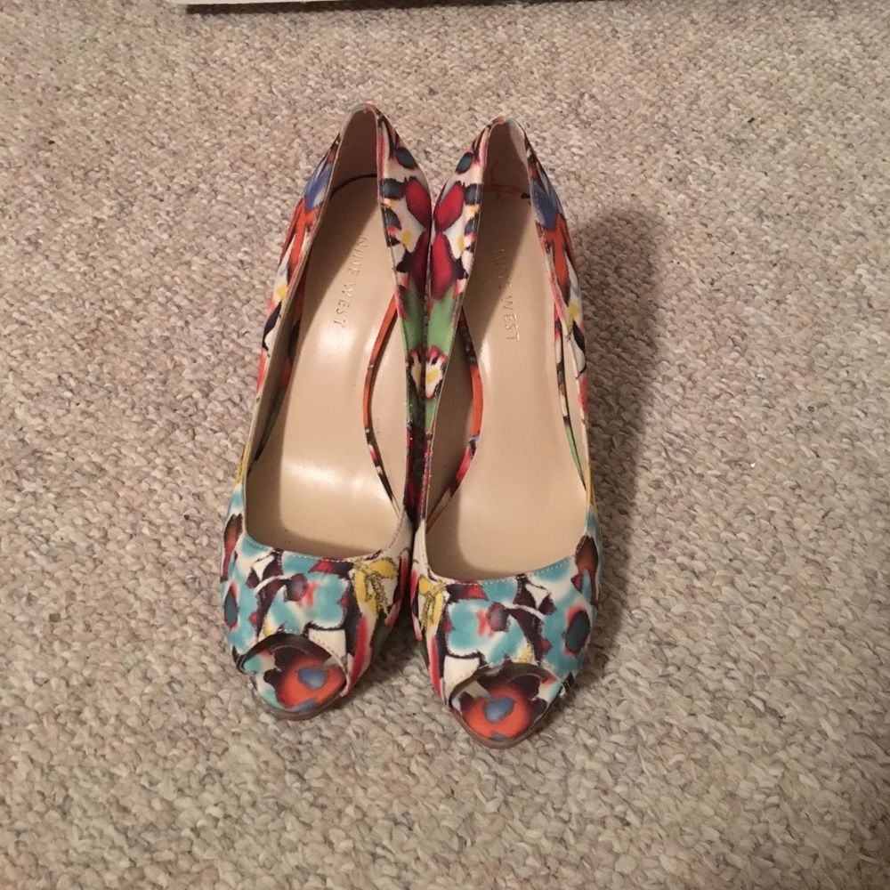 Nine West Peep Toe Heels