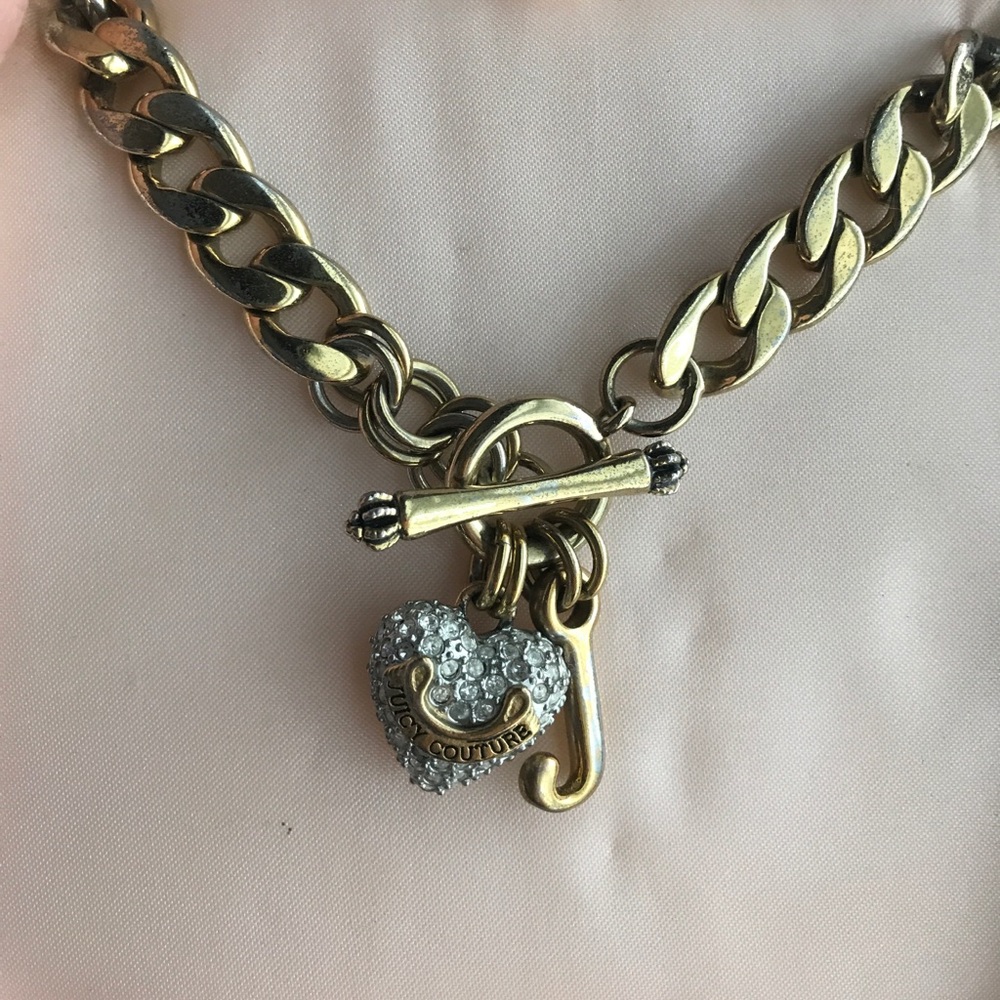 Juicy Couture Gold Charm Necklace