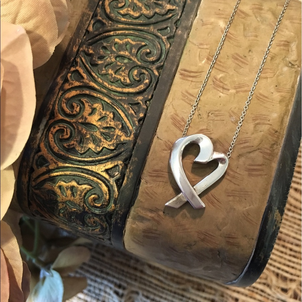 Tiffany & Co Paloma Picasso Heart Necklace