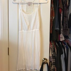 White lace dress