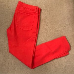 Red/ Orange Skinny Jeans