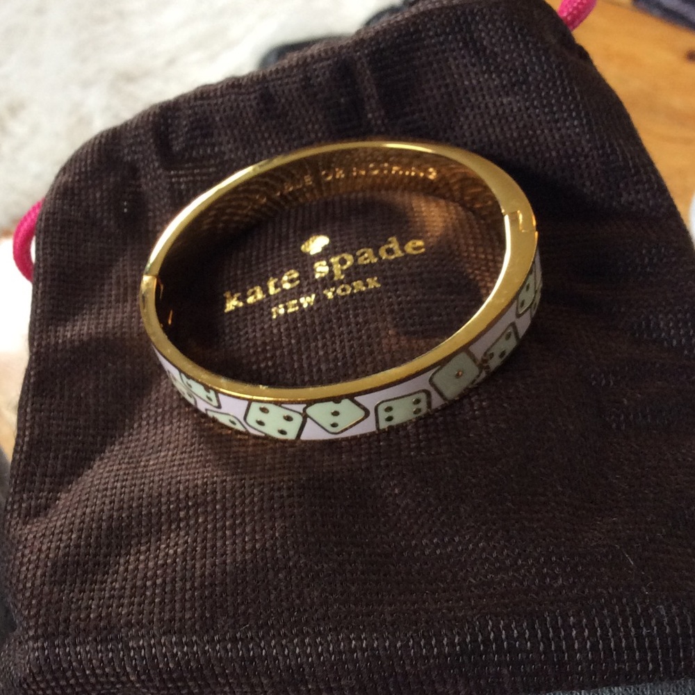 "Double or nothing" colorful Kate Spade bangle
