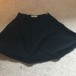 Black American Apparel Denim Circle Skirt
