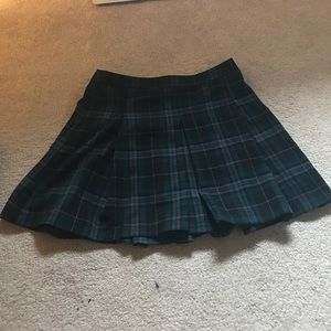 Urban Outfitters Ecote Pleated Plaid Skirt