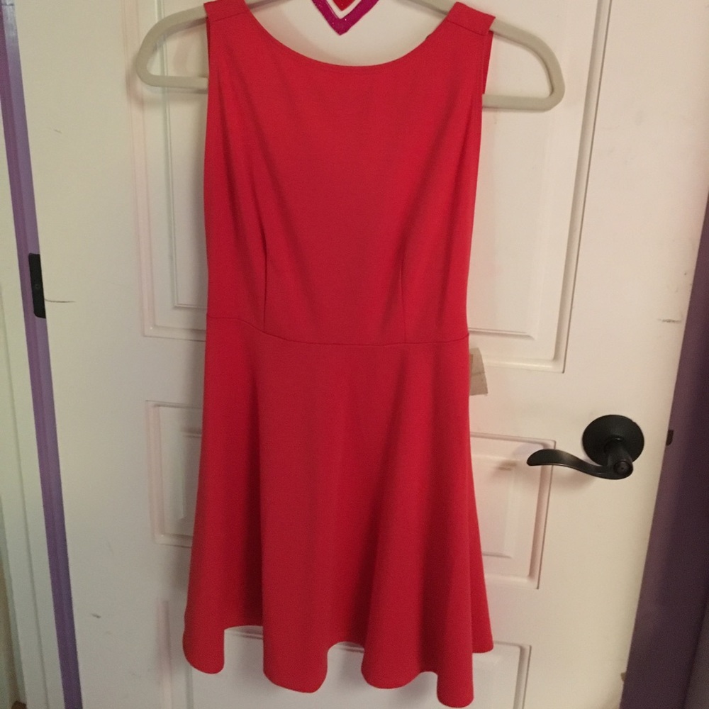 Coral evening dress!