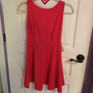 Coral evening dress!