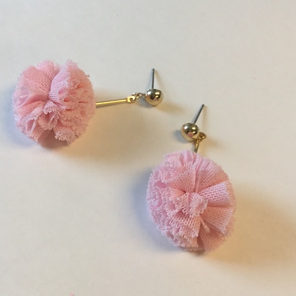 Jewelry - PomPom Drop Earrings Gold Plated