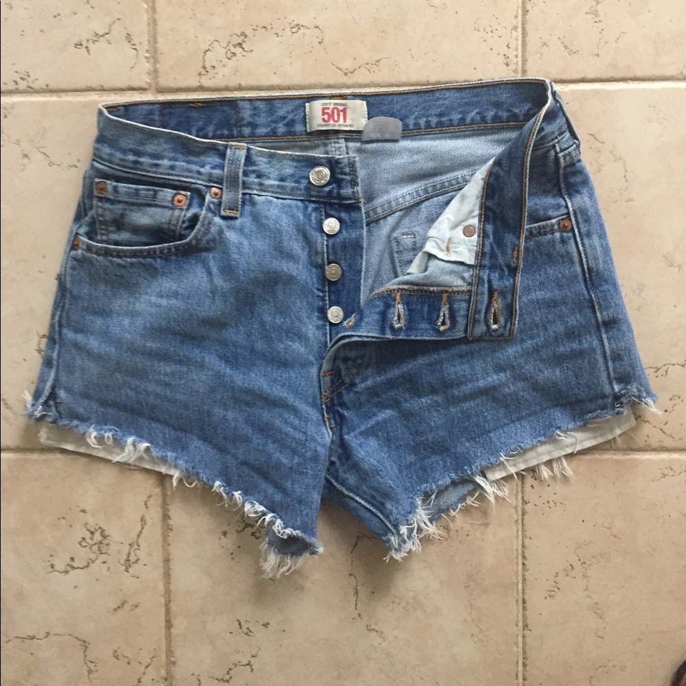 Levi's denim shorts