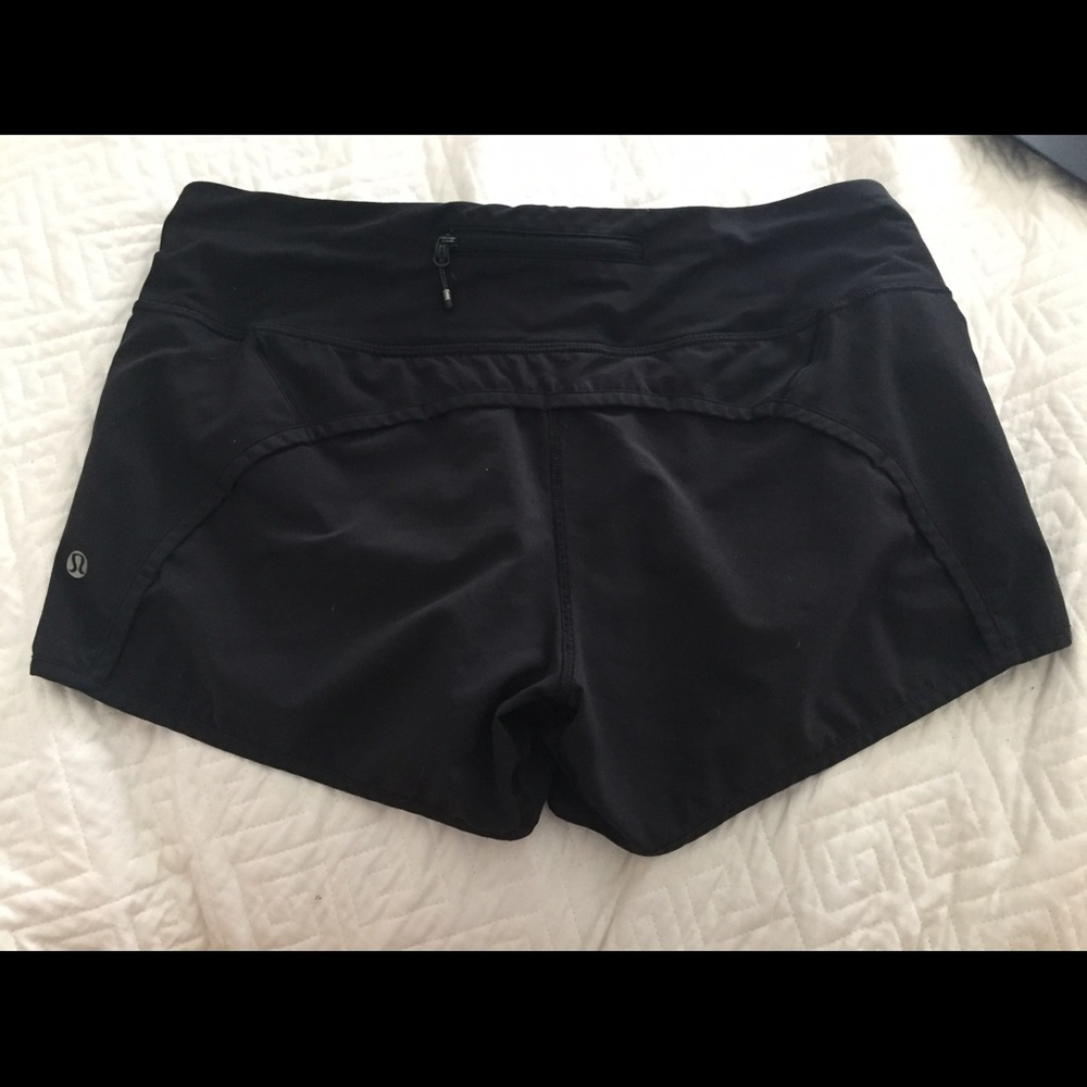 Black lululemon shorts