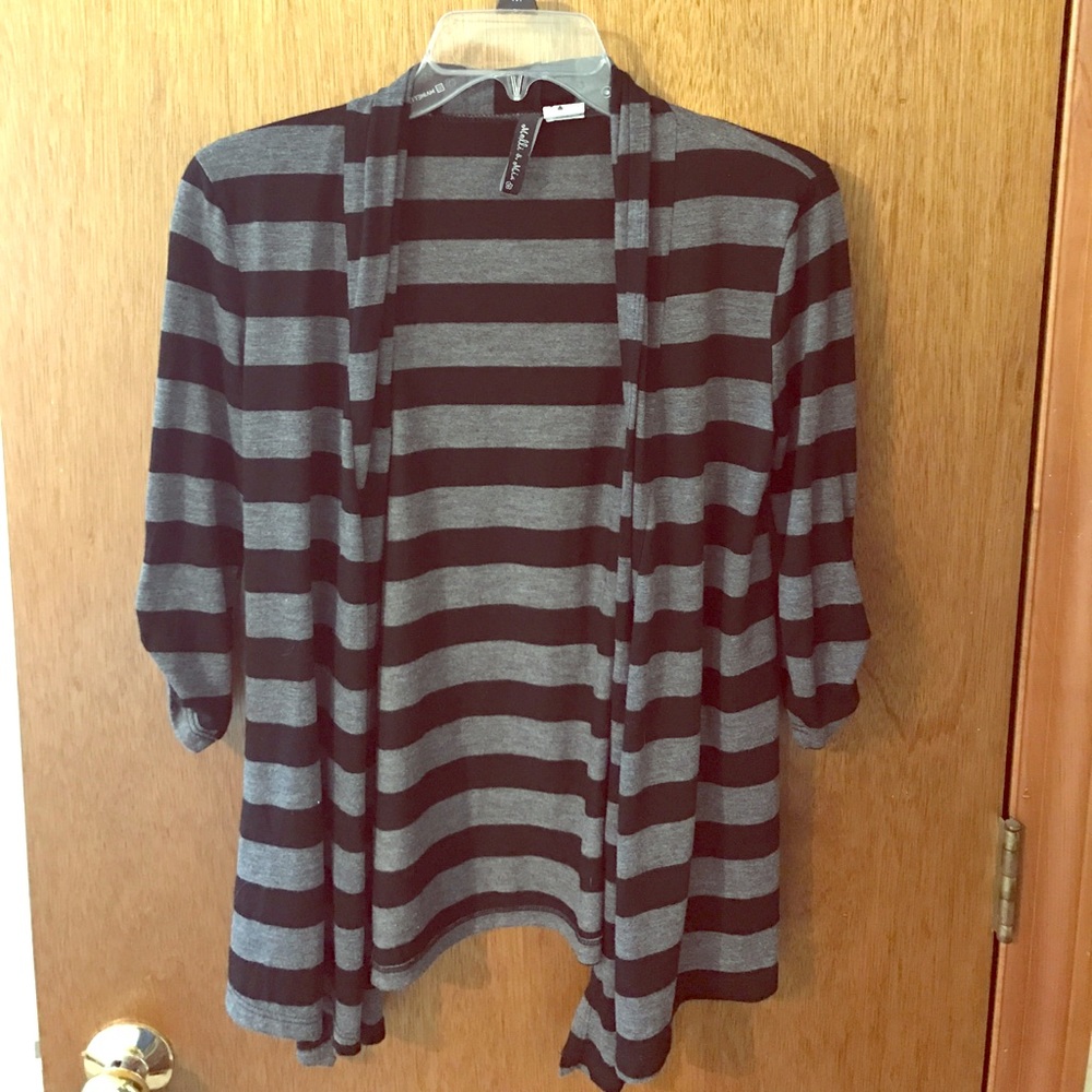 Striped cardigan!