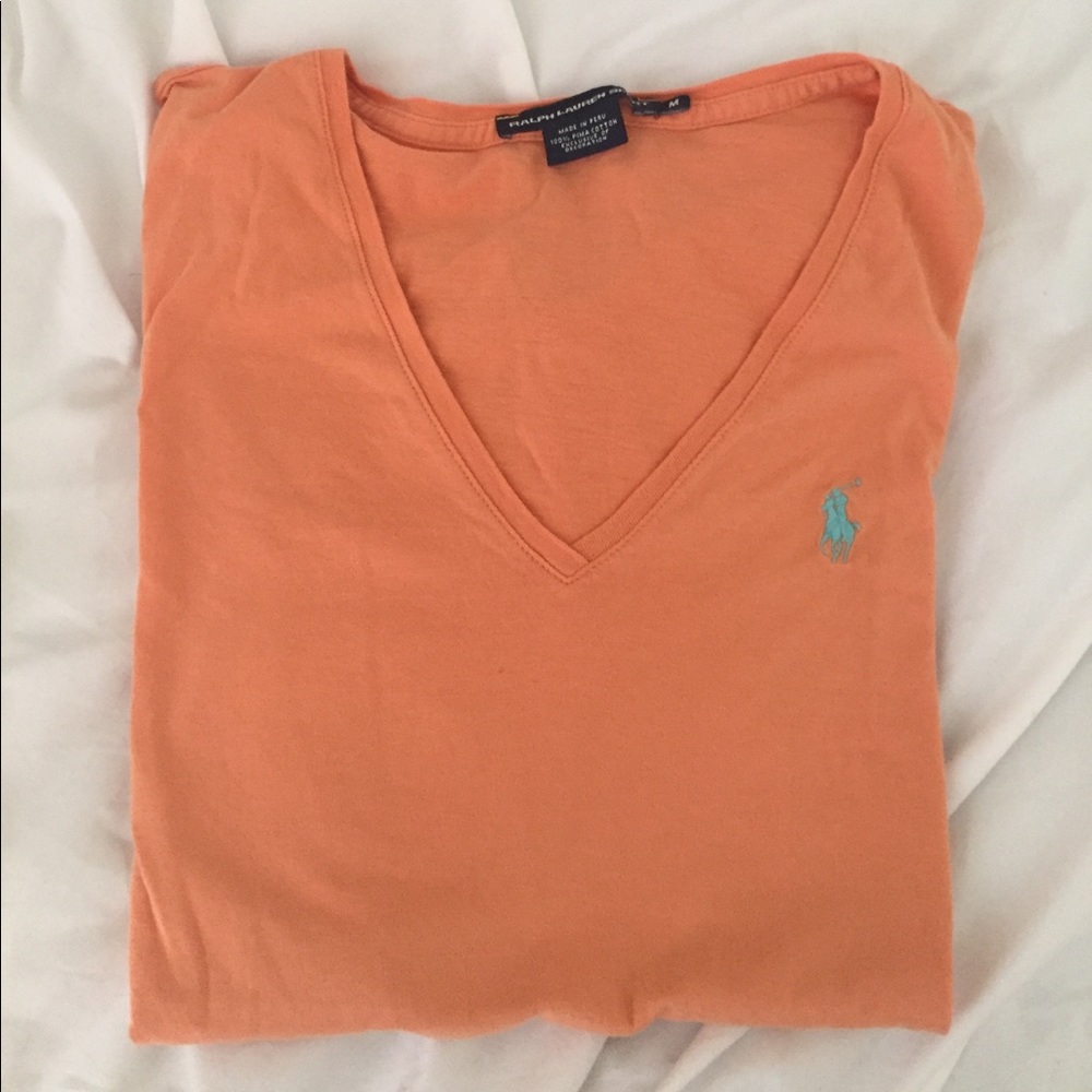 Ralph Lauren orangish tee