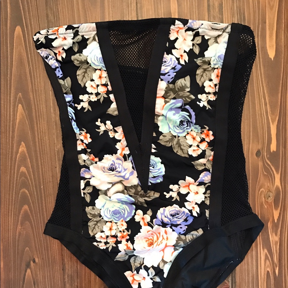 Beautiful strapless one piece