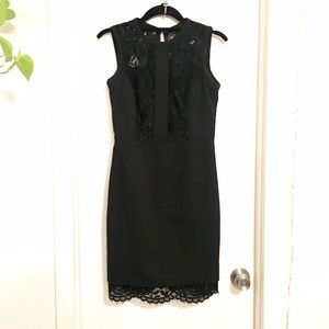 Black and lace work or party dress 🖤