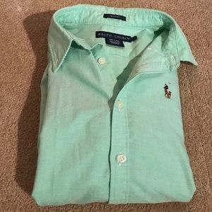 Ralph Lauren Slim Fit Oxford - Pastel Green