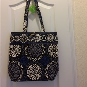 Vera Bradley Canterberry Cobalt Tote