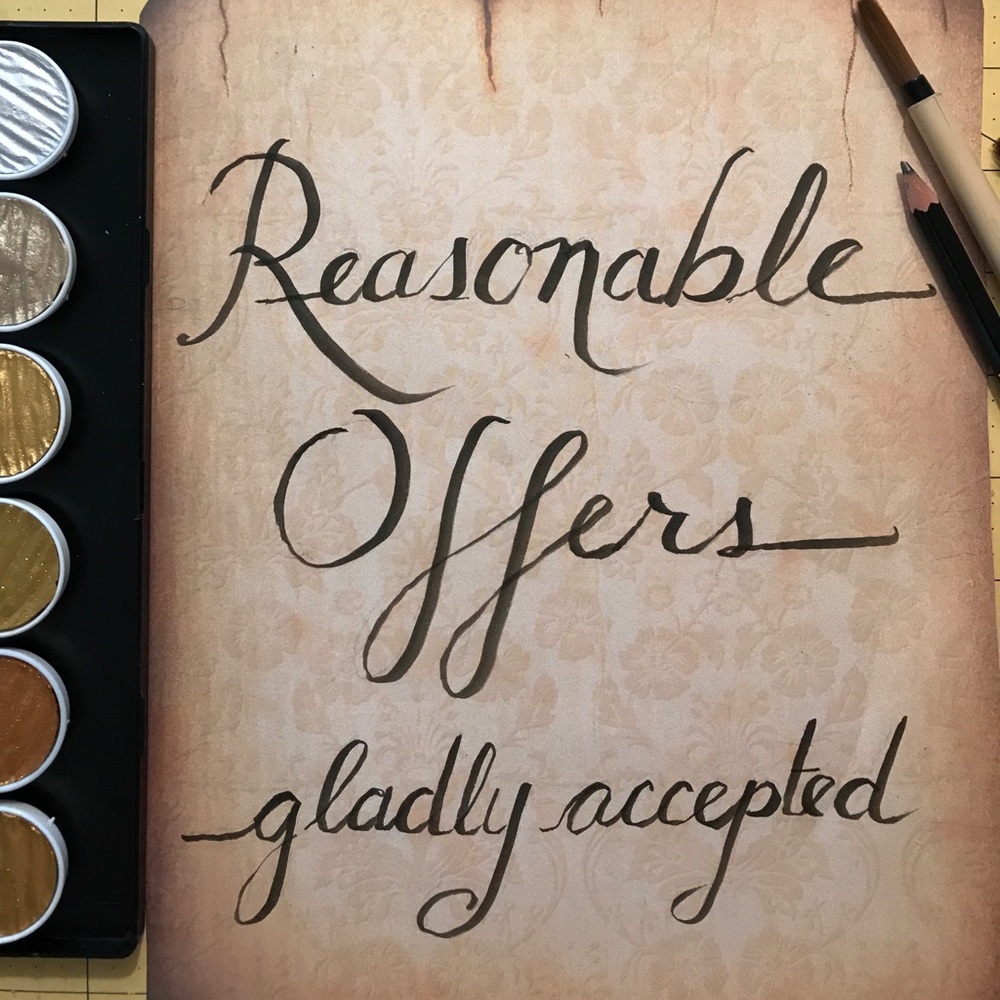 REASONABLE OFFERS gladly accepted!