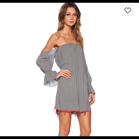 T-bags LosAngeles off the shoulder dress - Picture 2 of 2