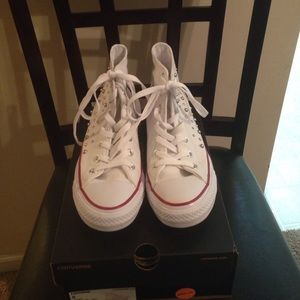 All White Studded All Stars !!