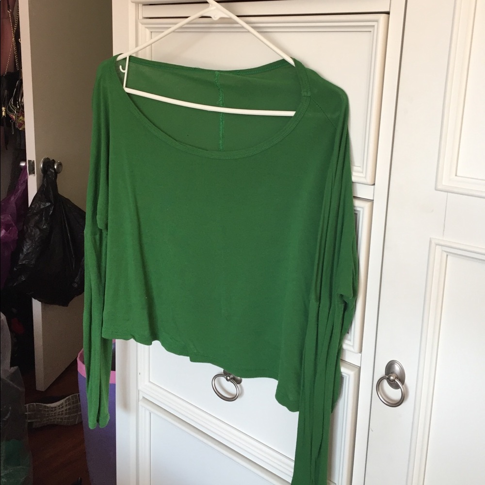 Green gym casual layers shirt!