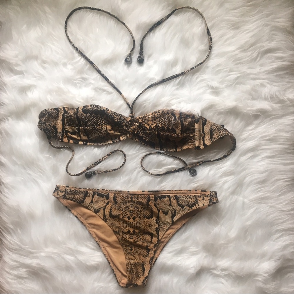 2 Piece Animal Print Bikini
