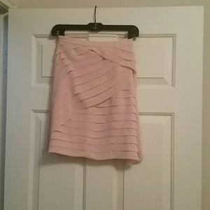 Baby pink ruffle skirt