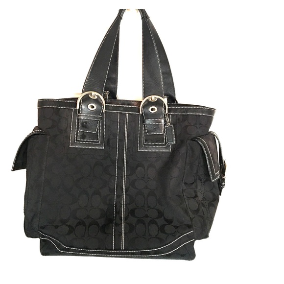 Authentic Large Coach Tote - Picture 1 of 6