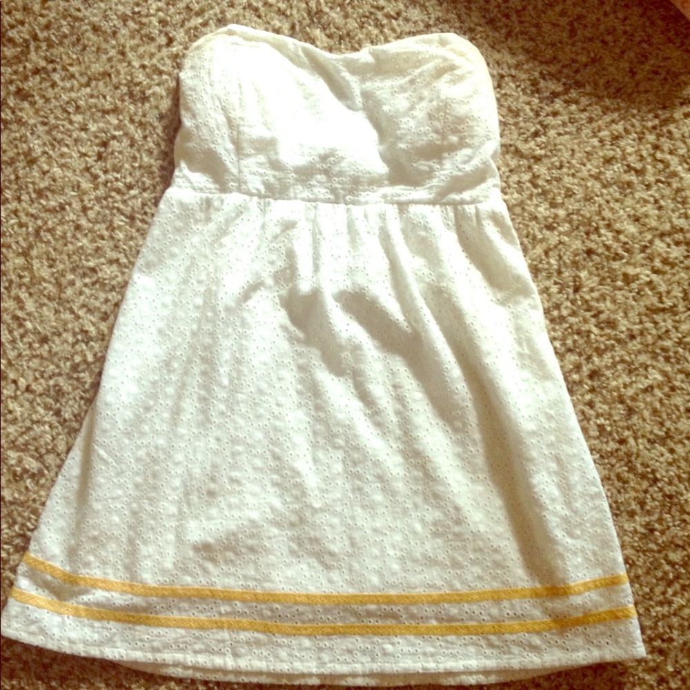 White sundress with cutout back