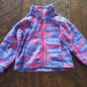 Girls xs columbia fleece jacket