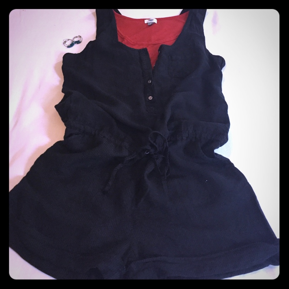 Black "short-alls"