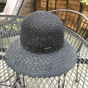 Nine West black summer hat
